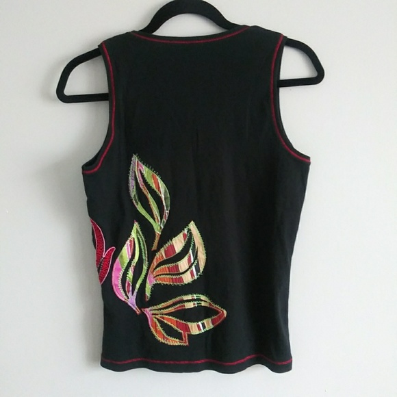 Blacky Dress Tank Top Junior's Size L  Black - Picture 3 of 7